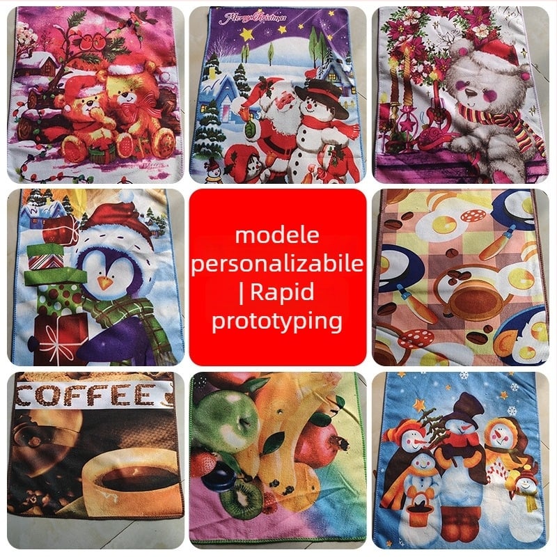 Prosop de bucătărie din microfibră, 210 g/m², imprimare cu logo disponibilă, personalizabilă