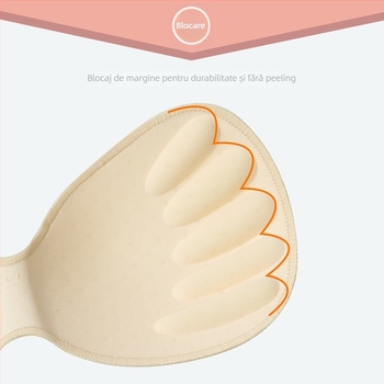 Pad de sân din burete, tip unic pentru sutien sport — fără cusături, gros, respirabil, evidențiază decolteul