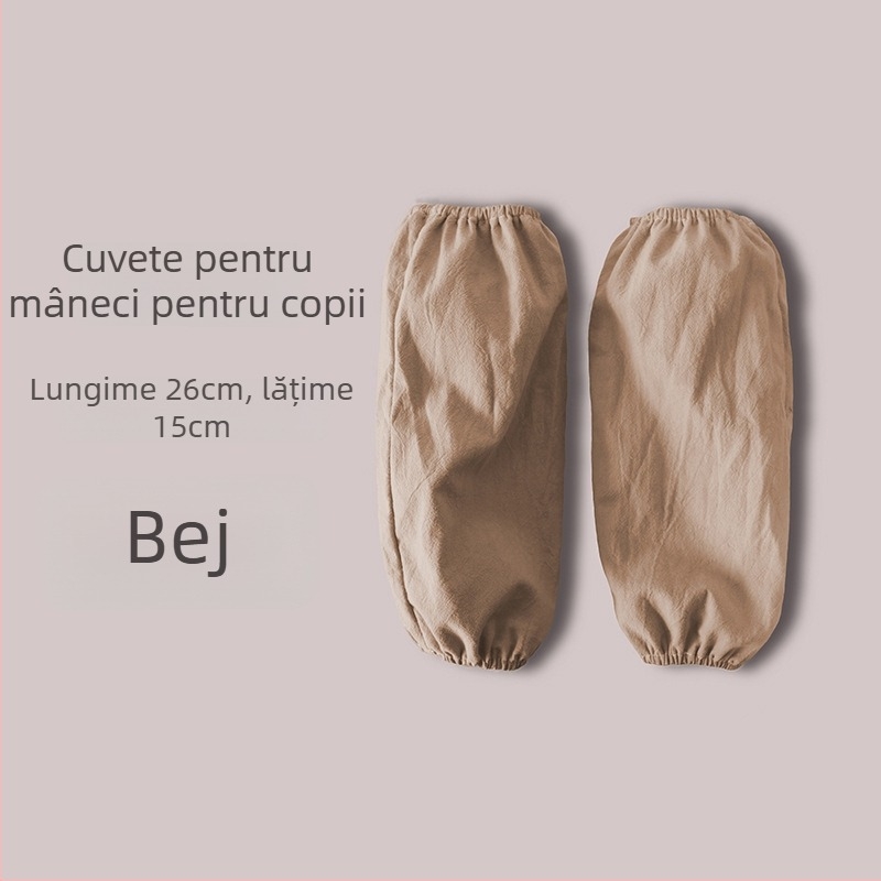 Manșete pentru bucătărie pentru copii și părinți, respirabile, impermeabile, din bumbac, design părinte-copil