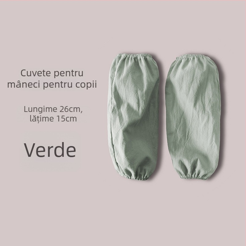 Manșete pentru bucătărie pentru copii și părinți, respirabile, impermeabile, din bumbac, design părinte-copil