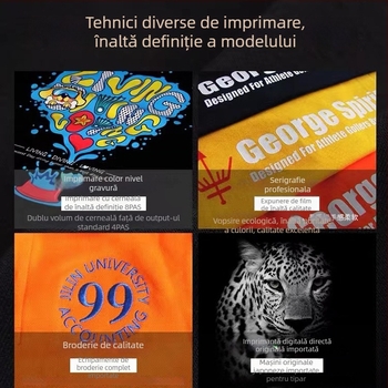 Hanorac din bumbac cu glugă, mâneci lungi, țesătură groasă, imprimare logo personalizată pentru uniforme de clasă, toamnă-iarnă