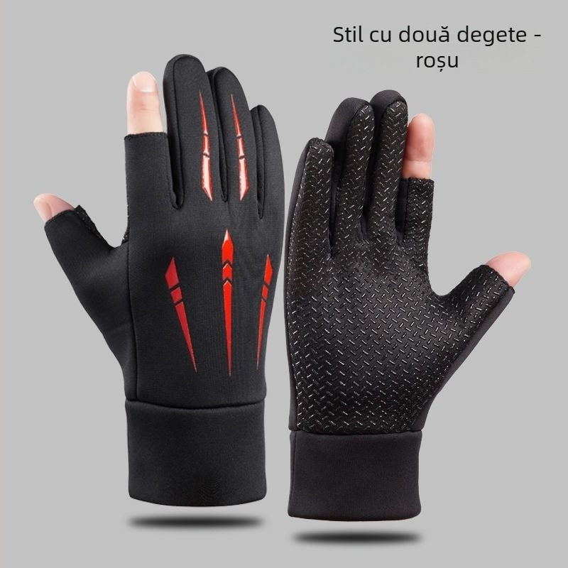 Mănuși de ciclism - unisex, adulți, material: mătase cu model floral, model 69850, sezon primăvară