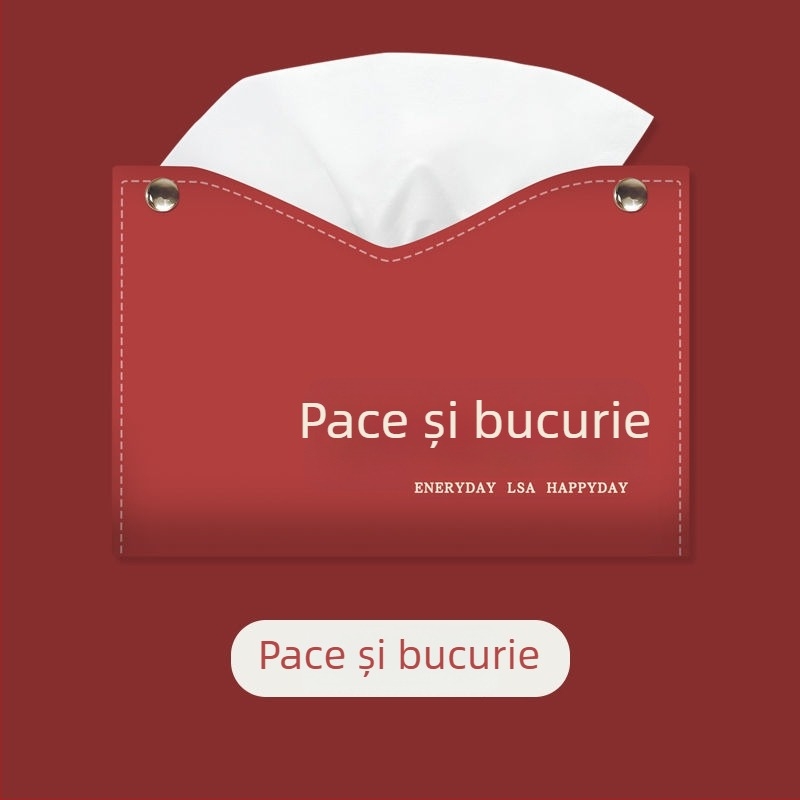 Cutie din piele pentru șervețele, model V-mouth, montaj pe blat, impermeabilă și multifuncțională (Material: Piele; Model: V-mouth; Montaj: pe blat; Caracteristici: Impermeabilă, Multifuncțională; Ambalaj: 500 buc)