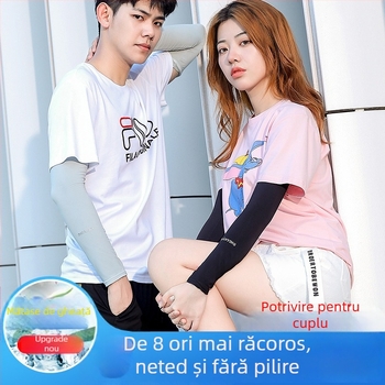 Manșete pentru braț cu protecție UV, din ice silk, respirante, pentru echitație