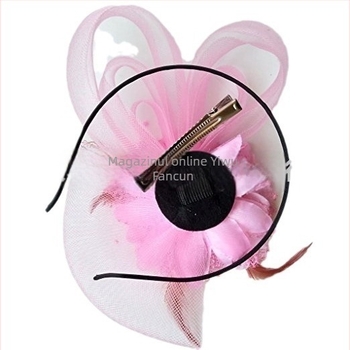 Piesă de păr pentru mireasă cu pene, stil coreean, lucrat manual, personalizabil, clips pentru păr