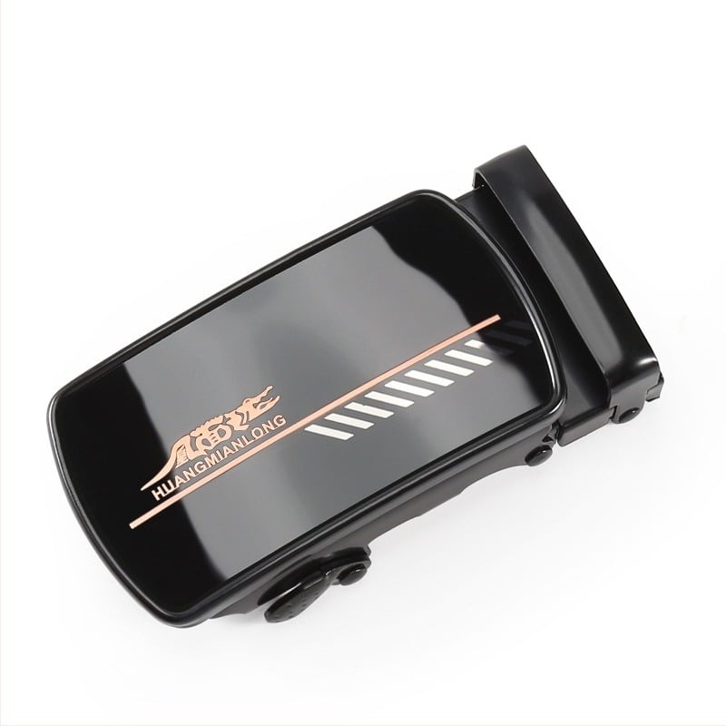 Cataramă automată pentru curea, din fier, în formă de elipsă, cu model animal, stil casual