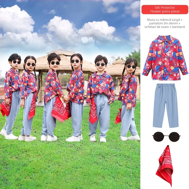 Costum de spectacol pentru copii - unisex, țesătură chenille, poliester sub 30%, primăvara 2025