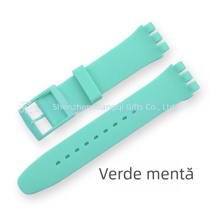 Curea din silicon pentru Swatch ceas | Brand Cheung Kei | Origine: Shenzhen | Lansare: Iarna 2023 | Stil: feminin, desene animate, drăguț, dulce, preppy