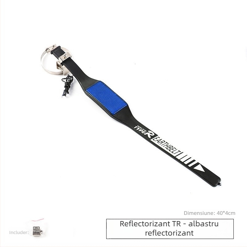 Thousand Miles Bandă de împământare anti-statice pentru autoturism, pentru țeava de eșapament, cu lanț de agățare – Accesorii eliminator