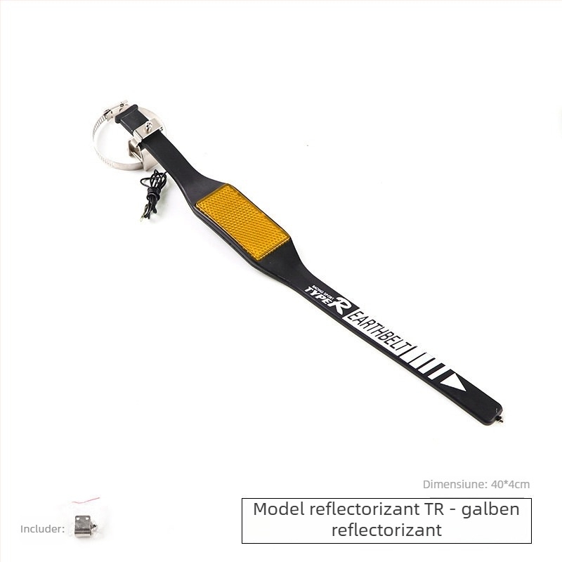 Thousand Miles Bandă de împământare anti-statice pentru autoturism, pentru țeava de eșapament, cu lanț de agățare – Accesorii eliminator