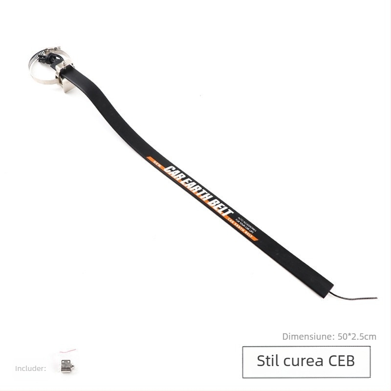 Thousand Miles Bandă de împământare anti-statice pentru autoturism, pentru țeava de eșapament, cu lanț de agățare – Accesorii eliminator