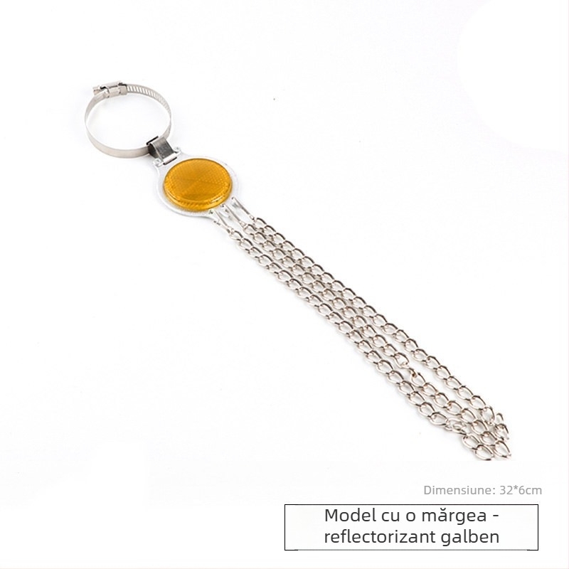 Thousand Miles Bandă de împământare anti-statice pentru autoturism, pentru țeava de eșapament, cu lanț de agățare – Accesorii eliminator