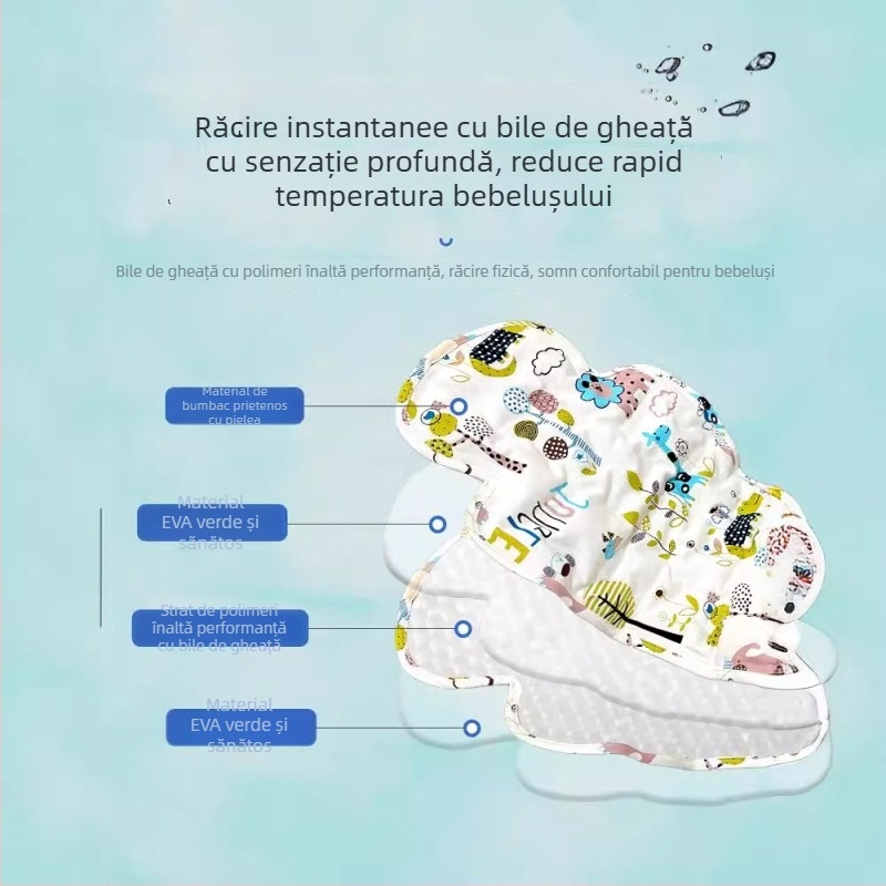 Perne pentru căruciorul copiilor, material PVC răcoros, universal pentru cărucioare și scaune de masă, marca Santa bega