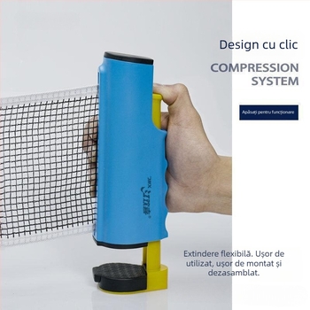 Ramă de plasă pentru tenis de masă – portabilă, plasă extensibilă, pentru interior și exterior, plasă centrală universală