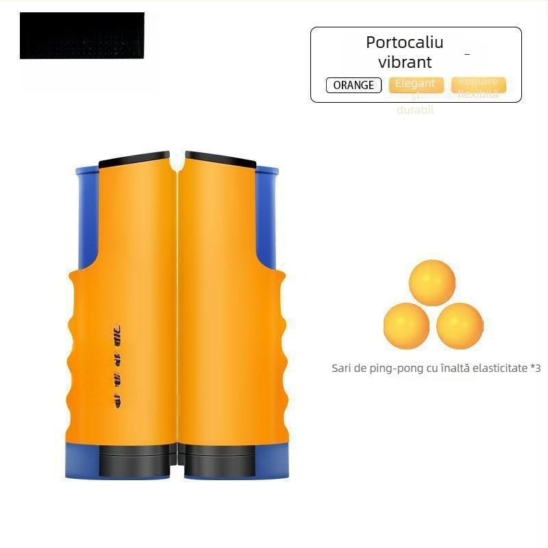 Ramă de plasă pentru tenis de masă – portabilă, plasă extensibilă, pentru interior și exterior, plasă centrală universală