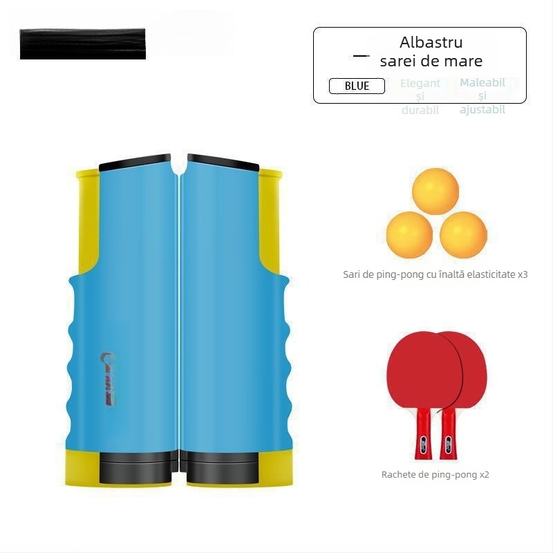 Ramă de plasă pentru tenis de masă – portabilă, plasă extensibilă, pentru interior și exterior, plasă centrală universală