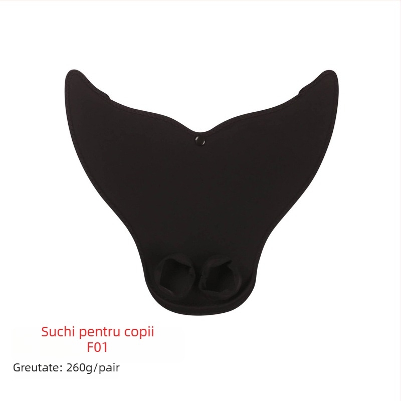 Înotătoare de sirenă pentru copii – Monobloc, coadă de balenă, Material PP+TPR, Personalizabile