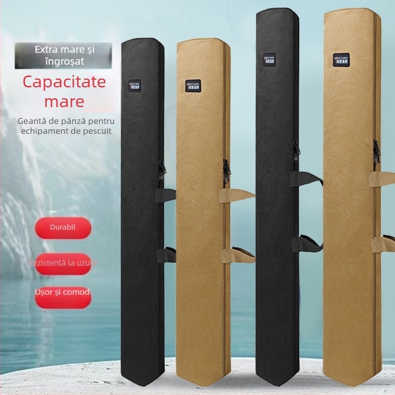 Geantă pentru lansete de pescuit – Brand: Altă; Material: PVC; Rezistență la apă: Nu.