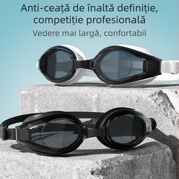 RESHEIR ochelari de înot anti-ceață pentru adulți, lentile PC, compatibili cu miopia, protecție oculară