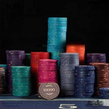 Chipuri de poker – ceramic, brand Cheng Dinghui; material: alt; fără personalizare.