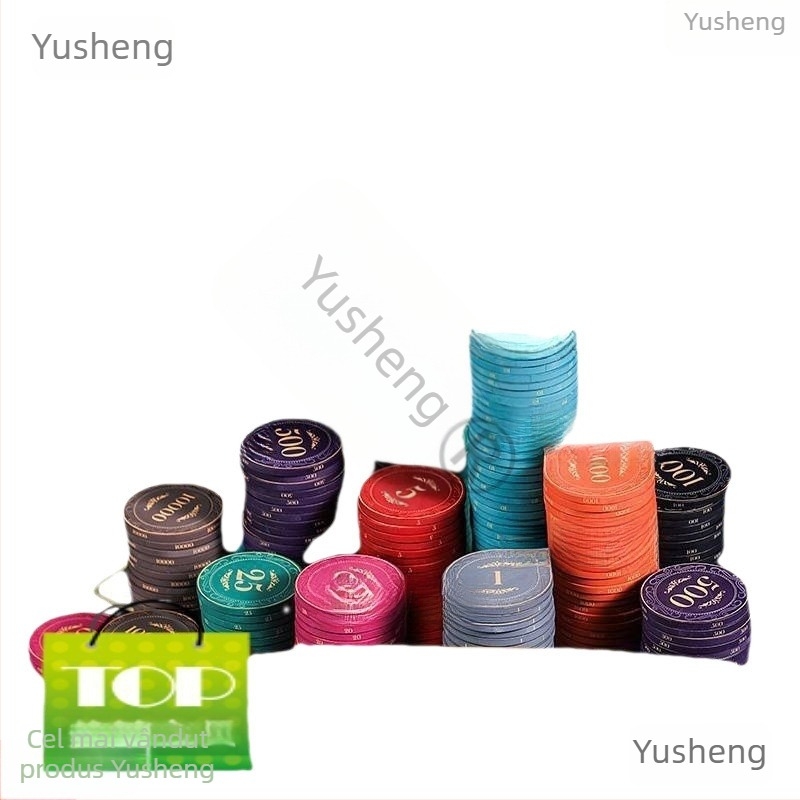 Chipuri de poker – ceramic, brand Cheng Dinghui; material: alt; fără personalizare.