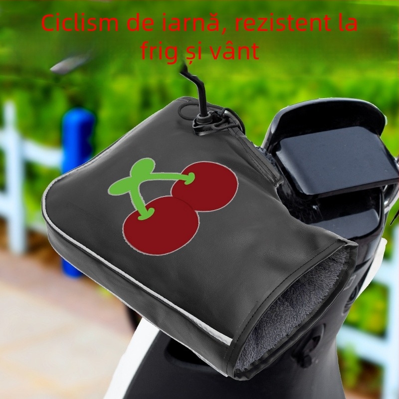 Mănuși de bicicletă PU, iarnă, unisex, adulți