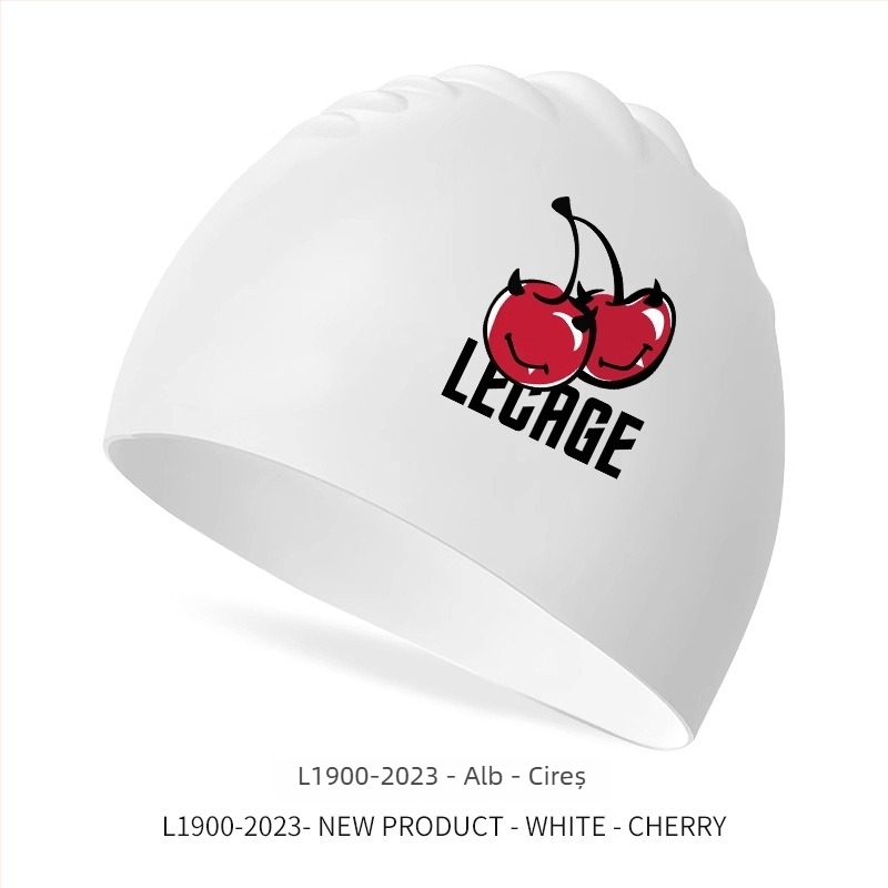 Căciulă de înot din silicon, impermeabilă, pentru păr lung, adulți