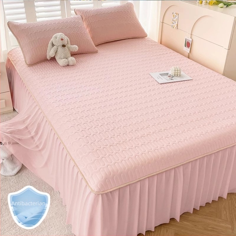 Set de 3 piese din latex natural pentru pat (latex 90%+; țesătură imprimată; stil universal; fără personalizare)