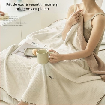 Pătură tip prosop — bumbac, 800–999 g, pentru toate sezoanele, stil minimalist modern