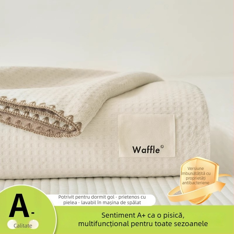 Pătură tip prosop — bumbac, 800–999 g, pentru toate sezoanele, stil minimalist modern