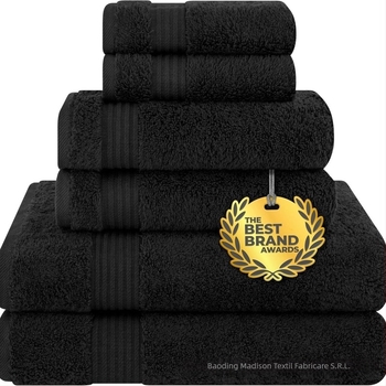 Prosop de baie din bumbac 100%, gros, absorbant, 440 g, fire 32s, țesătură plată, personalizare disponibilă