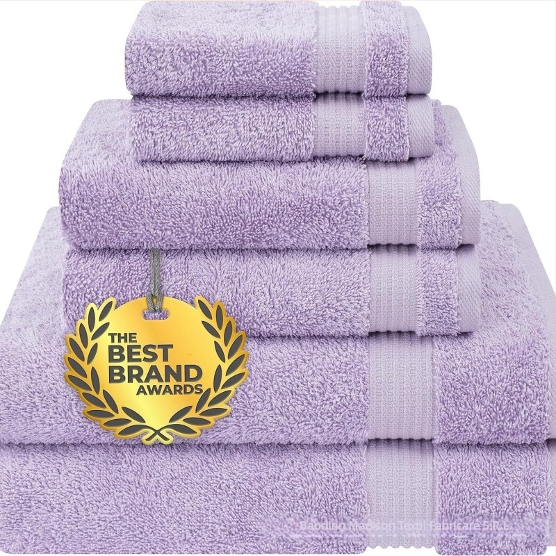 Prosop de baie din bumbac 100%, gros, absorbant, 440 g, fire 32s, țesătură plată, personalizare disponibilă