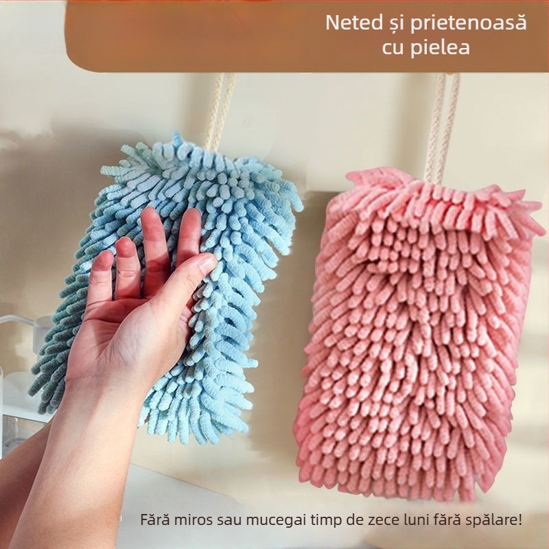 Prosop de mână chenille, Scenery, 200 g+, 60 fire, design suspendat