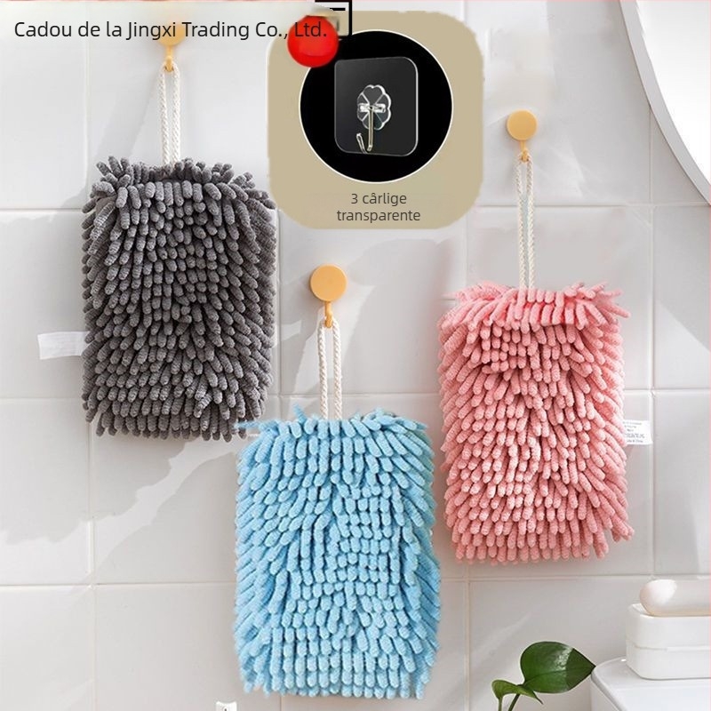 Prosop de mână chenille, Scenery, 200 g+, 60 fire, design suspendat