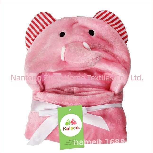 Pelerină de baie cu formă de animal pentru copii, din fibră chimică, ≤100 g, pentru 6–12 ani, pentru toate sezoanele, personalizare disponibilă