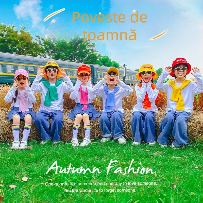 Costum de performanță pentru copii hip-hop, 100% bumbac, potrivit pentru toamnă, pentru copii peste 8 ani