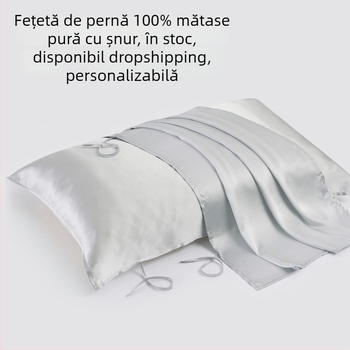 Fețe de pernă din mătase Mulberry, 100%, 16 Momme, stil modern minimalist, țesătură 4425028, imprimare digitală