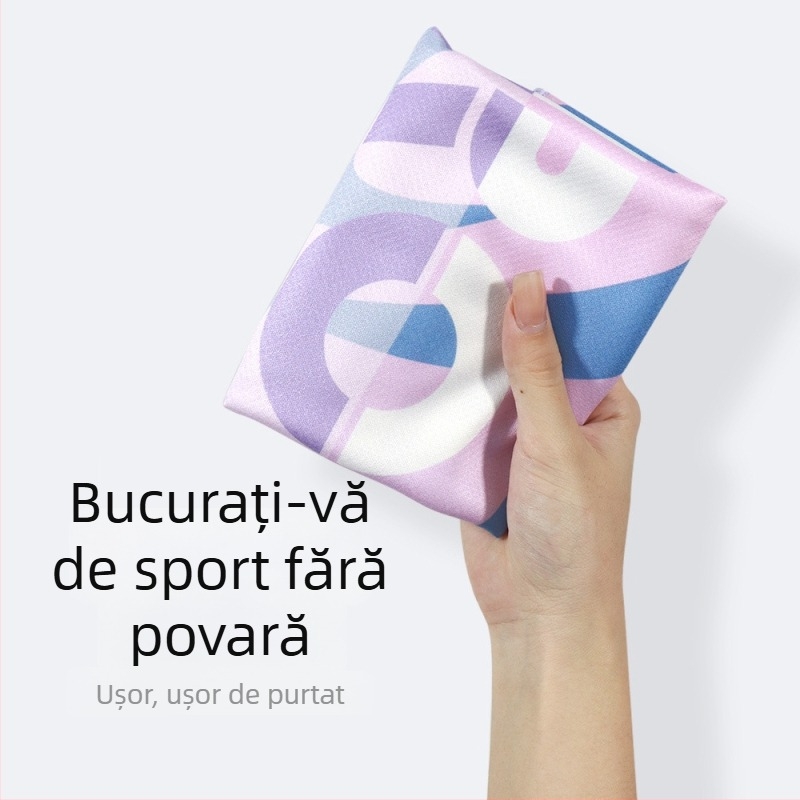 Prosop sport cu broderie, poliester, 160 g, absorbție 5–10 s, imprimare de logo disponibilă