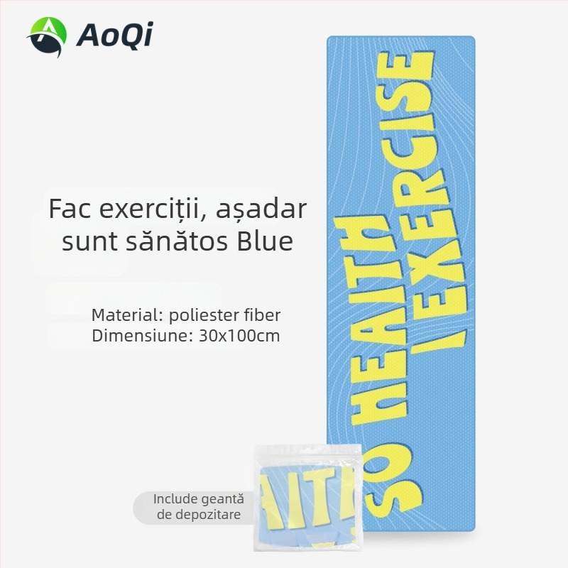 Prosop sport cu broderie, poliester, 160 g, absorbție 5–10 s, imprimare de logo disponibilă