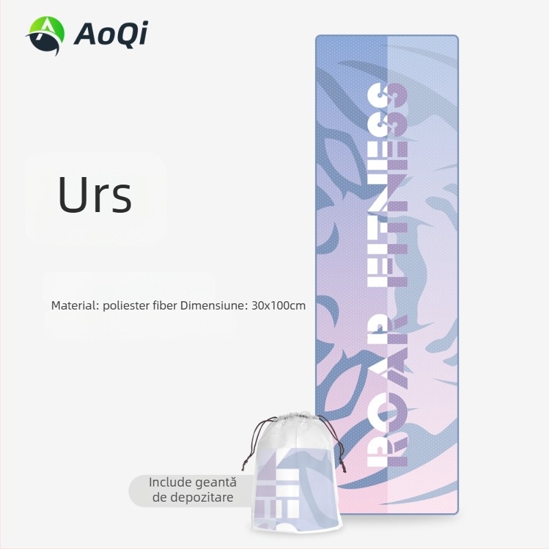 Prosop sport cu broderie, poliester, 160 g, absorbție 5–10 s, imprimare de logo disponibilă