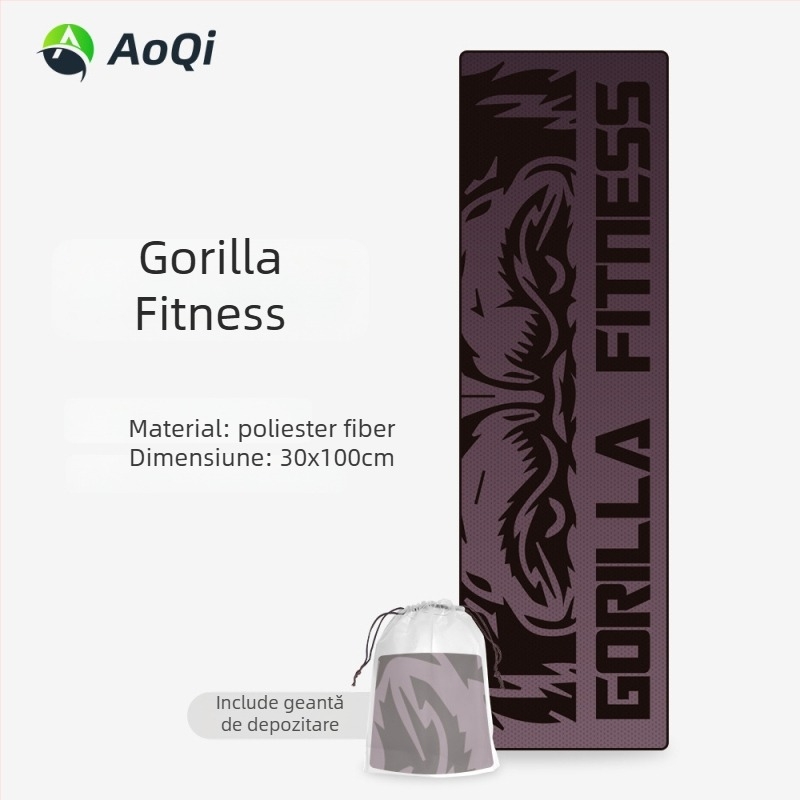 Prosop sport cu broderie, poliester, 160 g, absorbție 5–10 s, imprimare de logo disponibilă