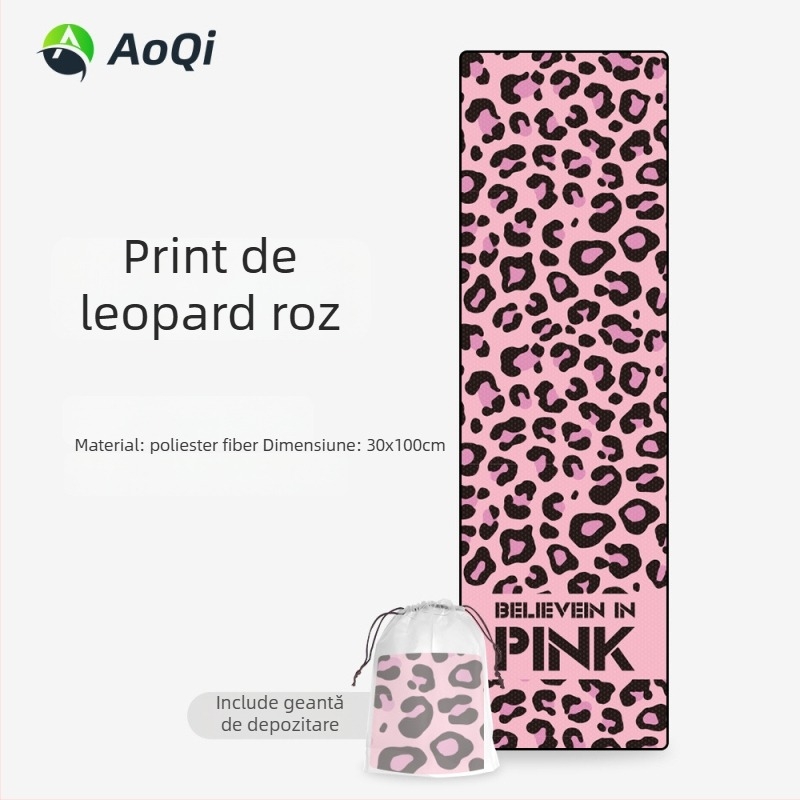 Prosop sport cu broderie, poliester, 160 g, absorbție 5–10 s, imprimare de logo disponibilă