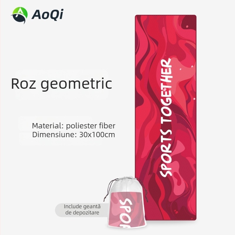 Prosop sport cu broderie, poliester, 160 g, absorbție 5–10 s, imprimare de logo disponibilă