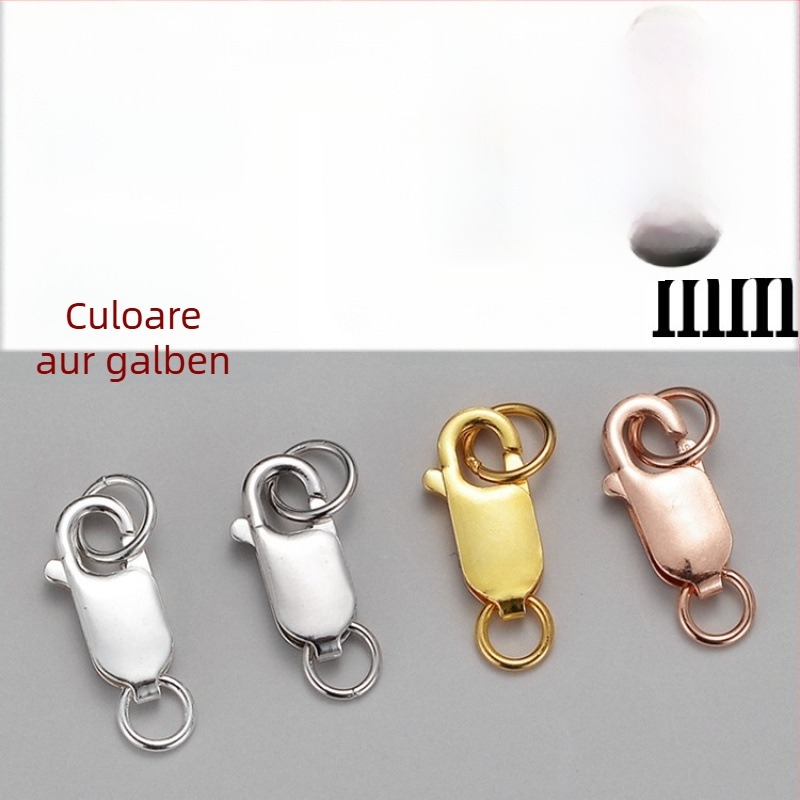 Accesorii DIY pentru bijuterii – Argint 925 sterling – electropalare – închizătoare tip lobster