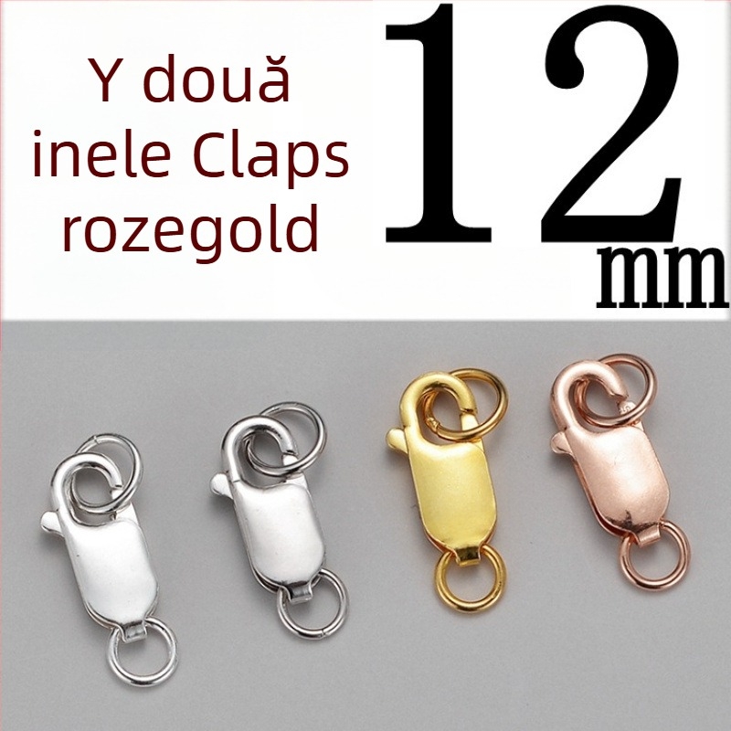 Accesorii DIY pentru bijuterii – Argint 925 sterling – electropalare – închizătoare tip lobster