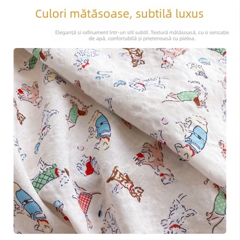 Bentițe pentru copii din bumbac-lin, eșarfe, unisex, țesătură plată, toamnă