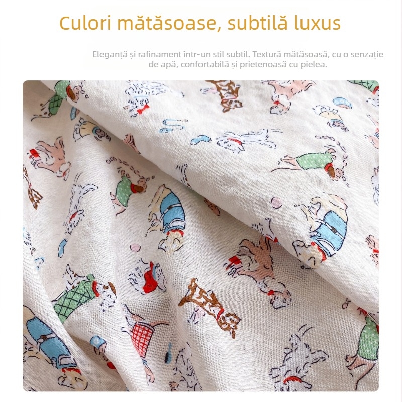 Bentițe pentru copii din bumbac-lin, eșarfe, unisex, țesătură plată, toamnă