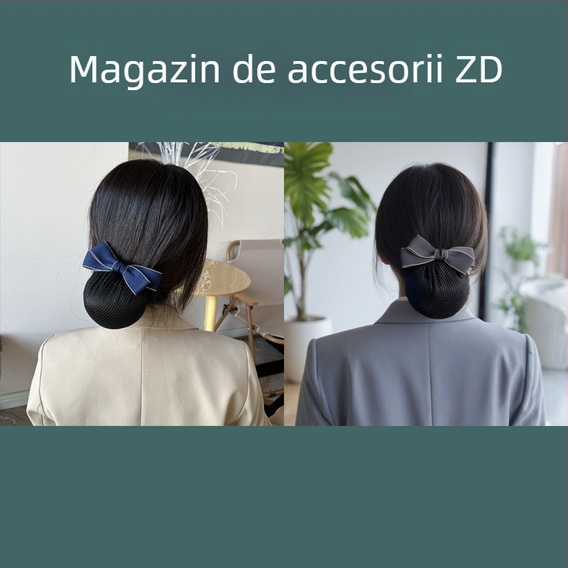 Rețea profesională pentru păr – design original; potrivită pentru personal bancar, asistenți medicali și însoțitori de zbor; origine: Yantai; marcă: Unique