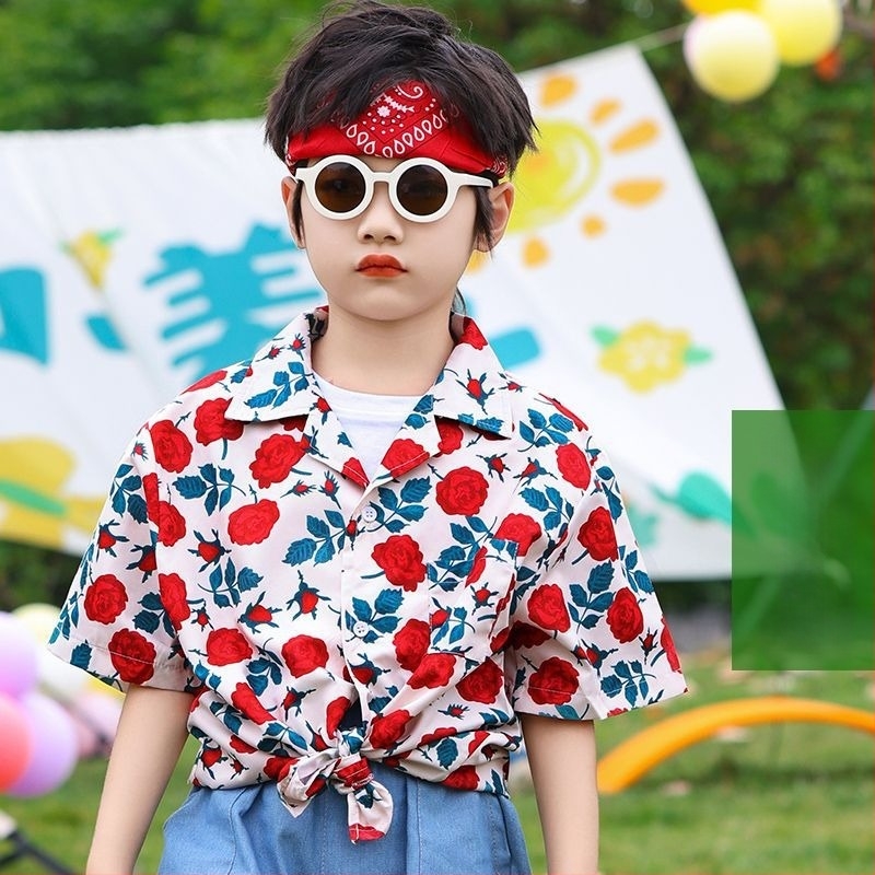 Costum de dans pentru copii, în stil Hong Kong, pentru reprezentații — Unisex, vârsta 3-8 ani, vară, țesut din amestec bumbac-poliester