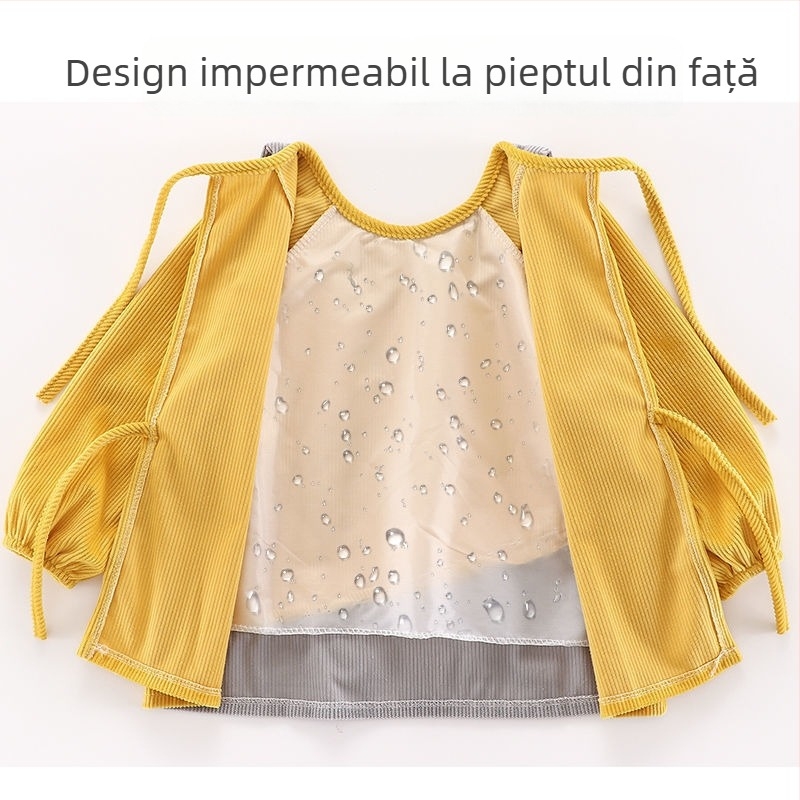 Protecție pentru hrănire pentru sugari și copii mici, țesătură corduroy-poliesteră, pentru 1–3 ani (80–100 cm), primăvara 2025